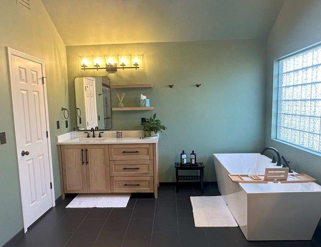 Craftsmanship Master Bathroom Renovation in Kansas City